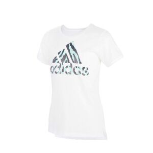 Big Girls Short Sleeve Graphic T-shirt white size 10/12 tee shirt